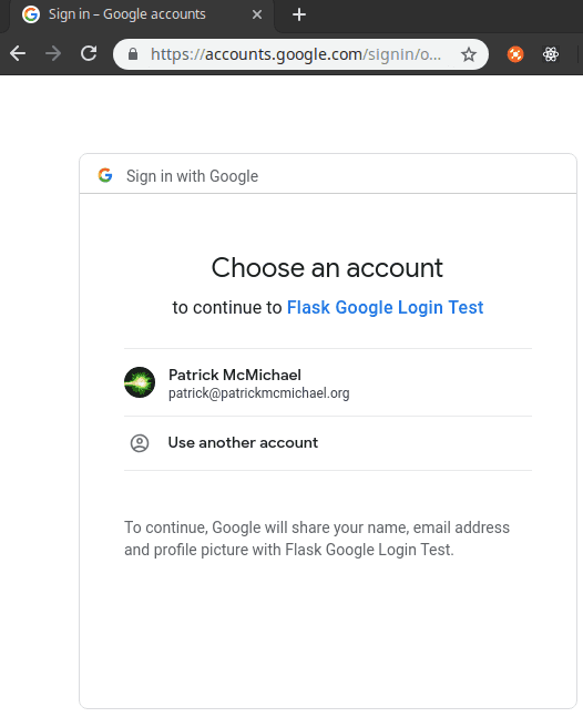 Add Google Oauth2 login in your flask web app